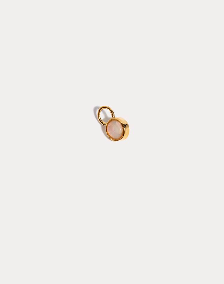 Opal Stacking Earring Charm in Gold
